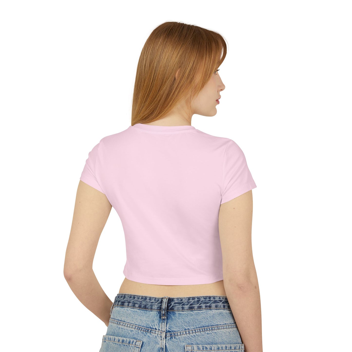 Baby Tee "Daddy Buys Me Ammo" - Trendy Feminine Crop Tee