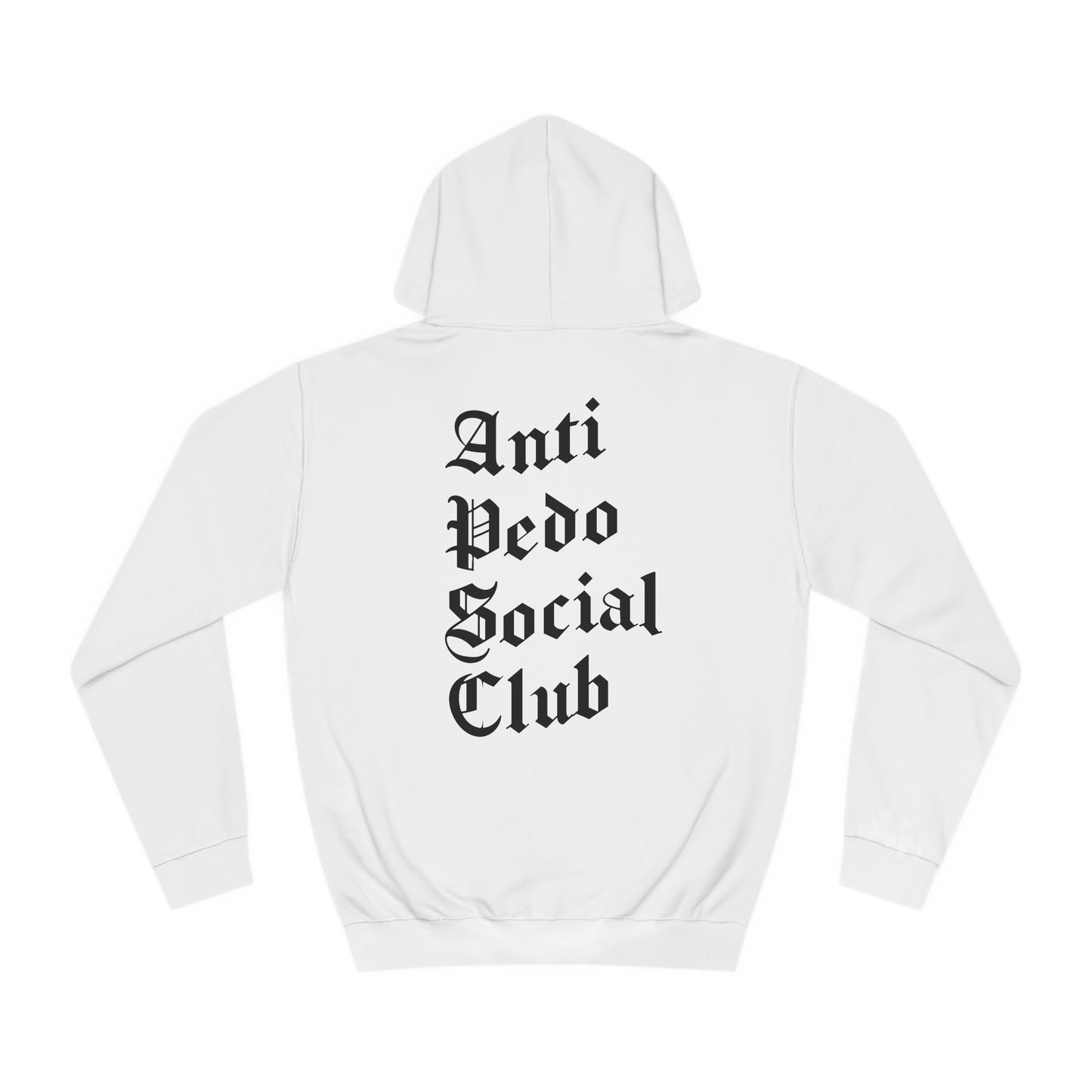 Anti pedo social club hoodie